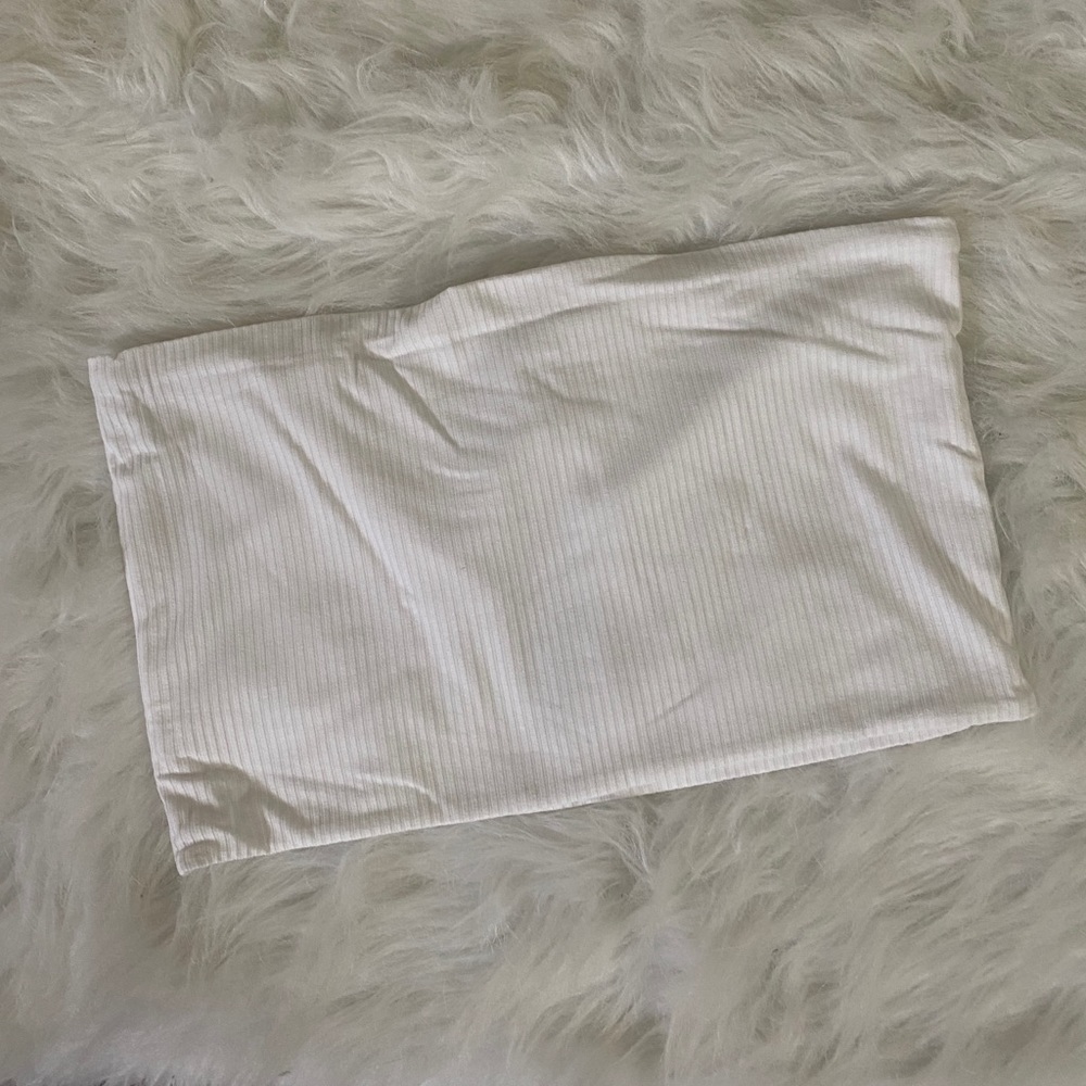 Nordstrom’s Topshop ribbed knit boobtube - Picture 3 of 7